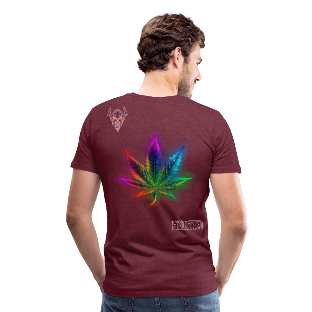 Man T-Shirt La Bonne Beuh - Bordeauxrot meliert