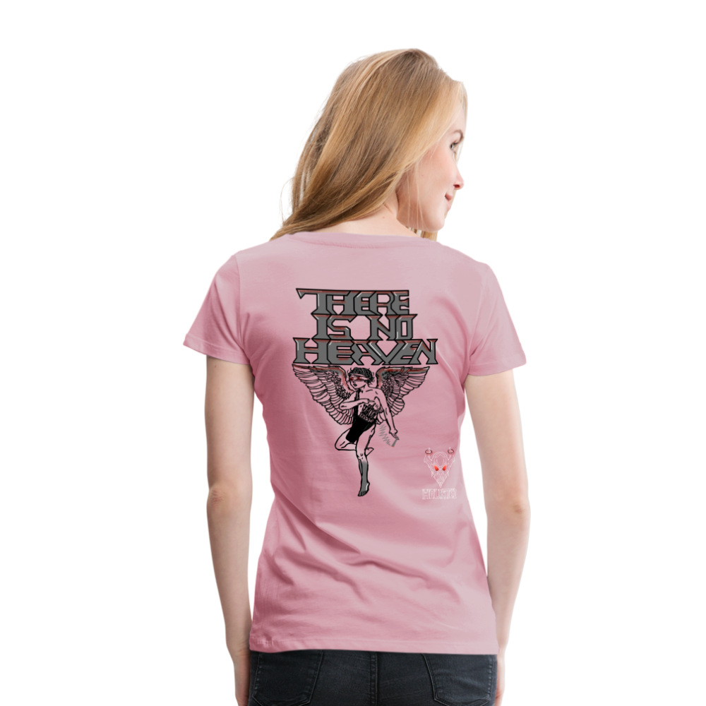 Woman T-Shirt There Is No Heaven bloody - Hellrosa