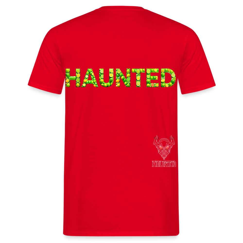 Männer T-Shirt Citrus Burst Splash - Rot