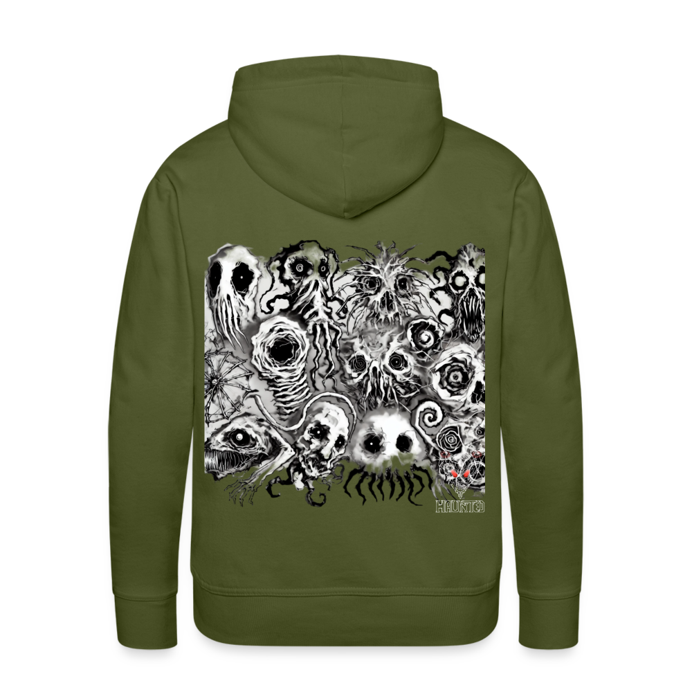 Men Hoodie Nightmare Veil Creatures - Olivgrün