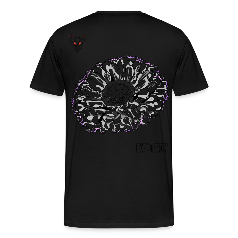 Man T-Shirt Calendula - Schwarz