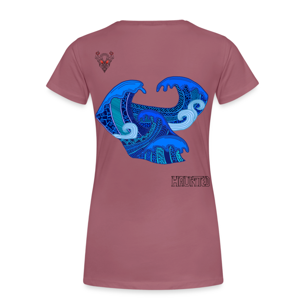Woman T-Shirt Waves Dark - Malve