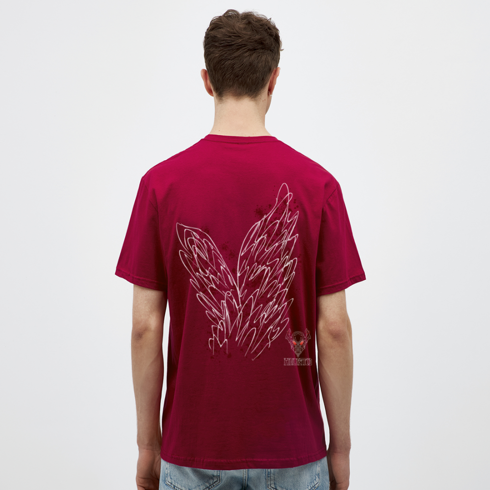 Men T-Shirt Dark Red Wings - Ziegelrot