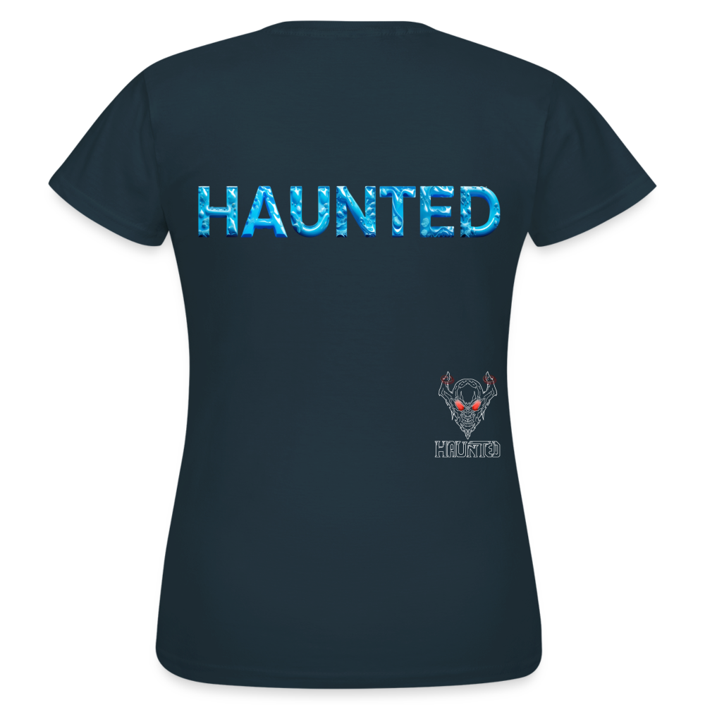 Women T-Shirt Aqua Spirit Flow - Navy