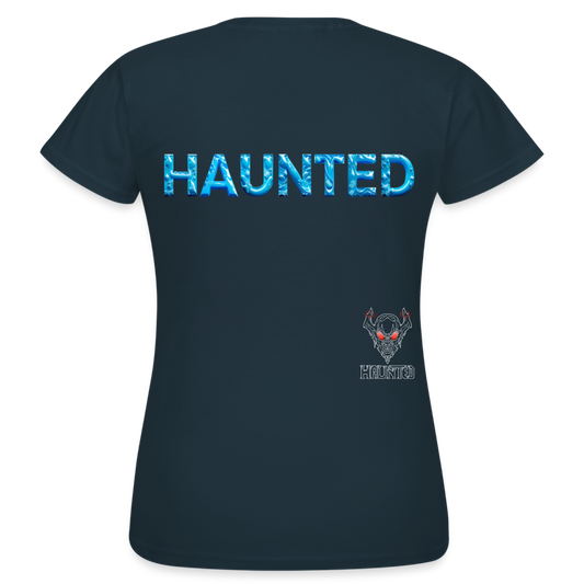 Women T-Shirt Aqua Spirit Flow - Navy