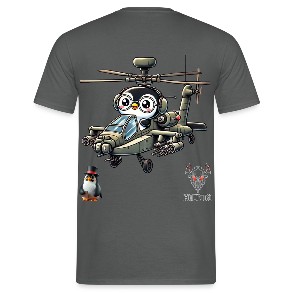 Men T-Shirt KasPenguin in Apache - Anthrazit