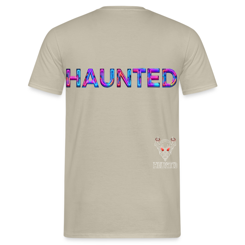 Men T-Shirt Neon Pulse Energy - Sandbeige