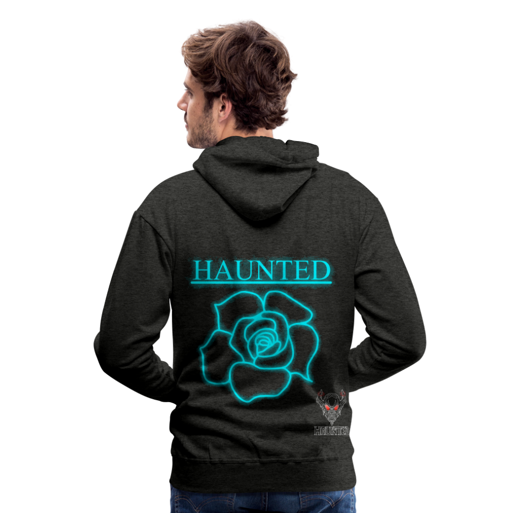 Men Hoodie Original Neon Rose - Anthrazit