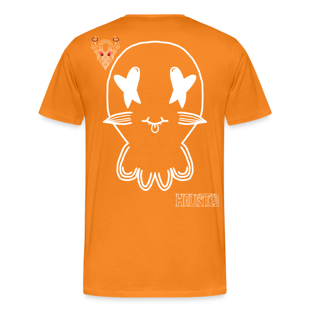 Man T-Shirt Ghost No Doodle Light - Orange