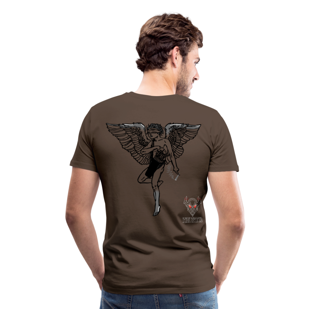 Men T-Shirt Angel - Edelbraun