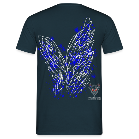 Men T-Shirt Blue Wings - Navy