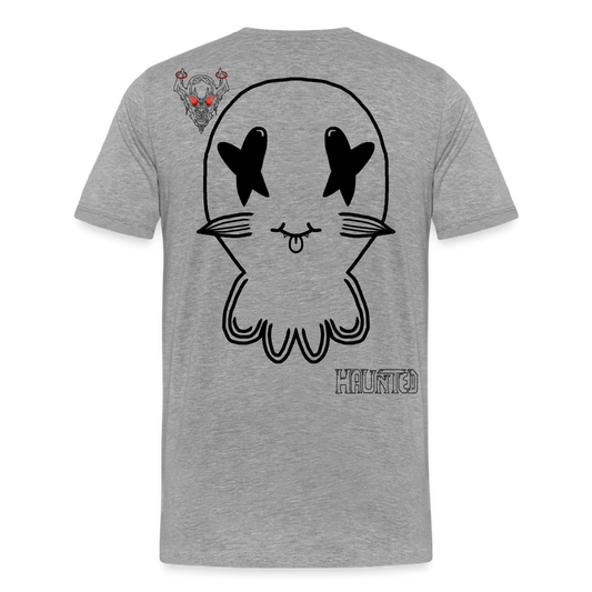 Man T-Shirt Ghost No Doodle Dark - Grau meliert