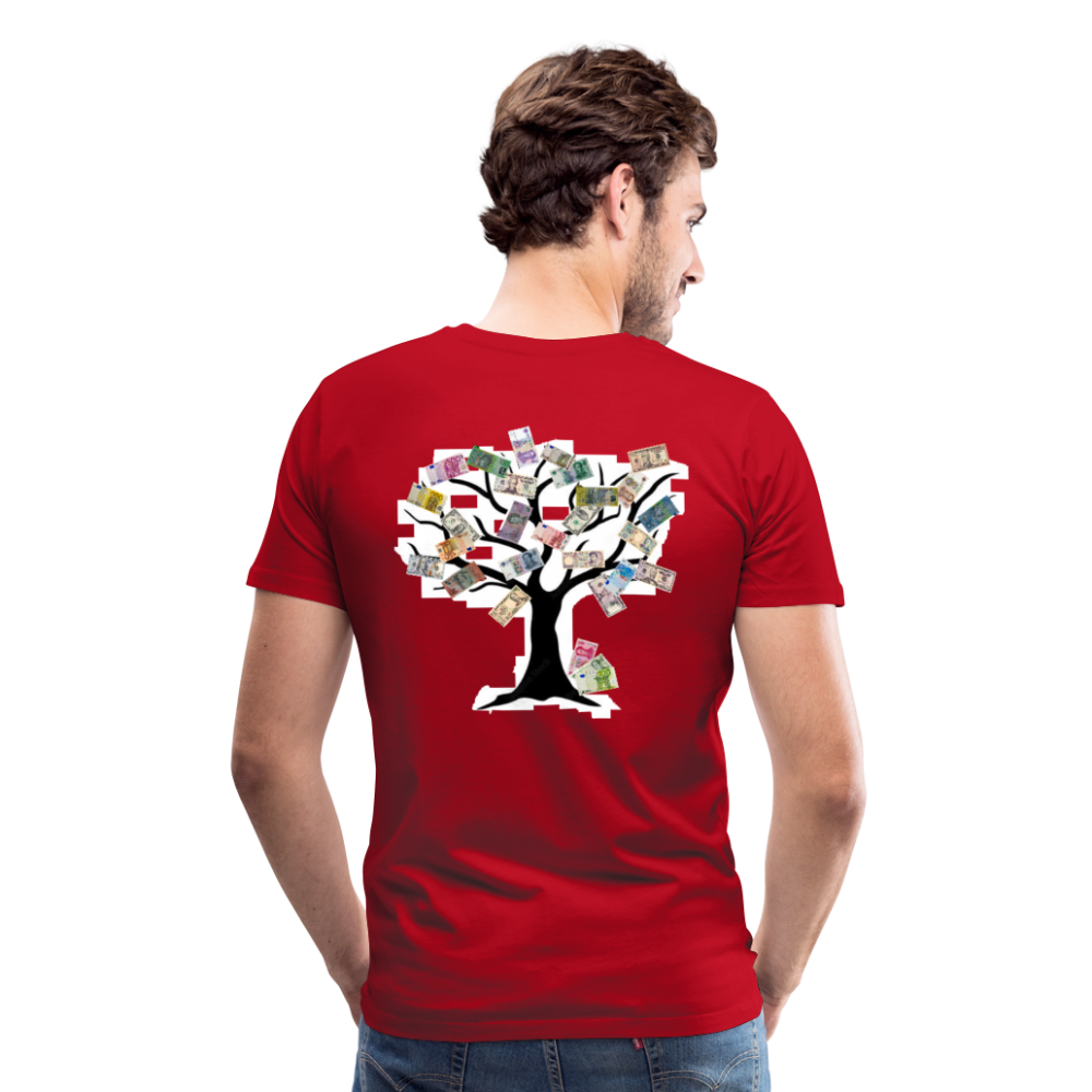 Men T-Shirt Money Tree - Rot