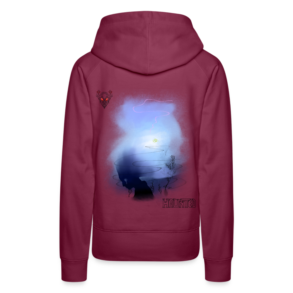 Woman Hoodie Drowning - Bordeaux