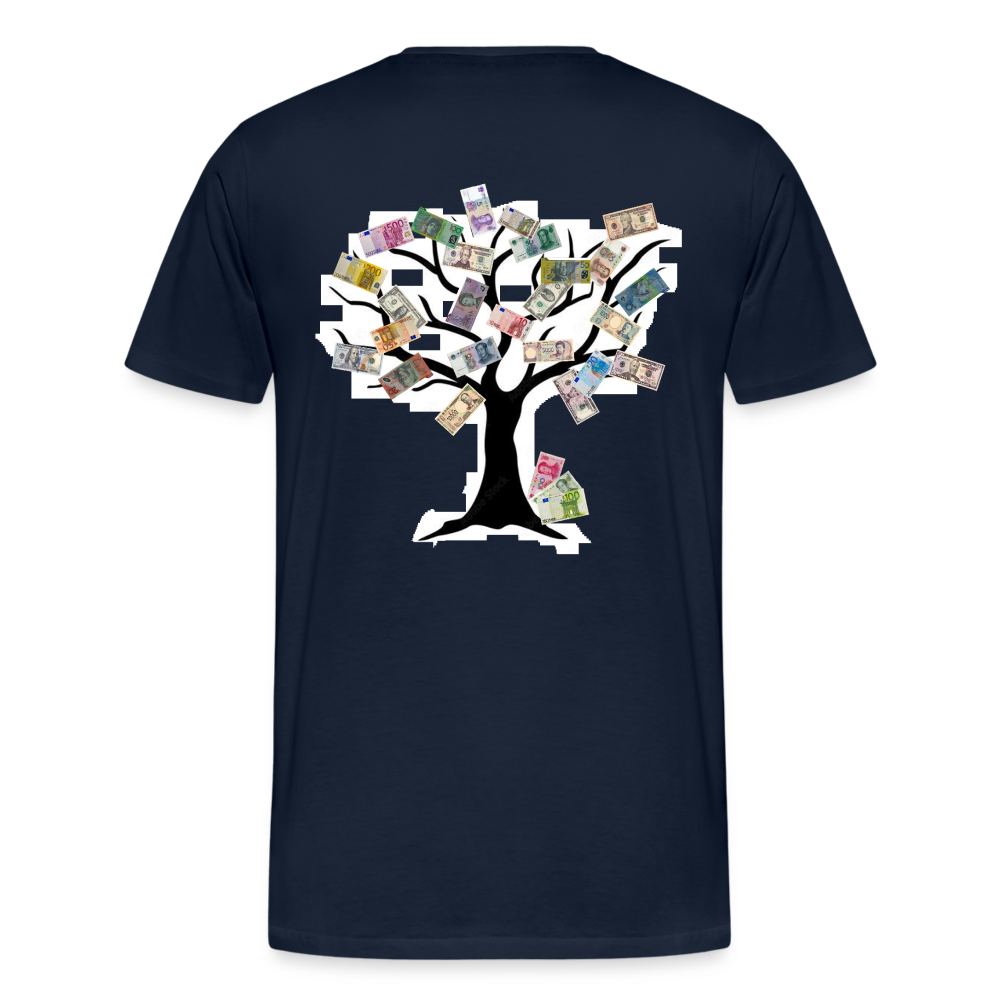 Men T-Shirt Money Tree - Navy