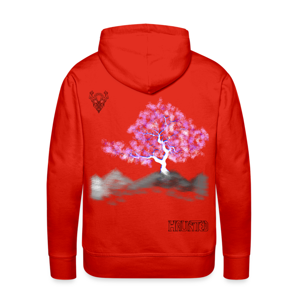 Man Hoodie Cherry Blossom - Rot