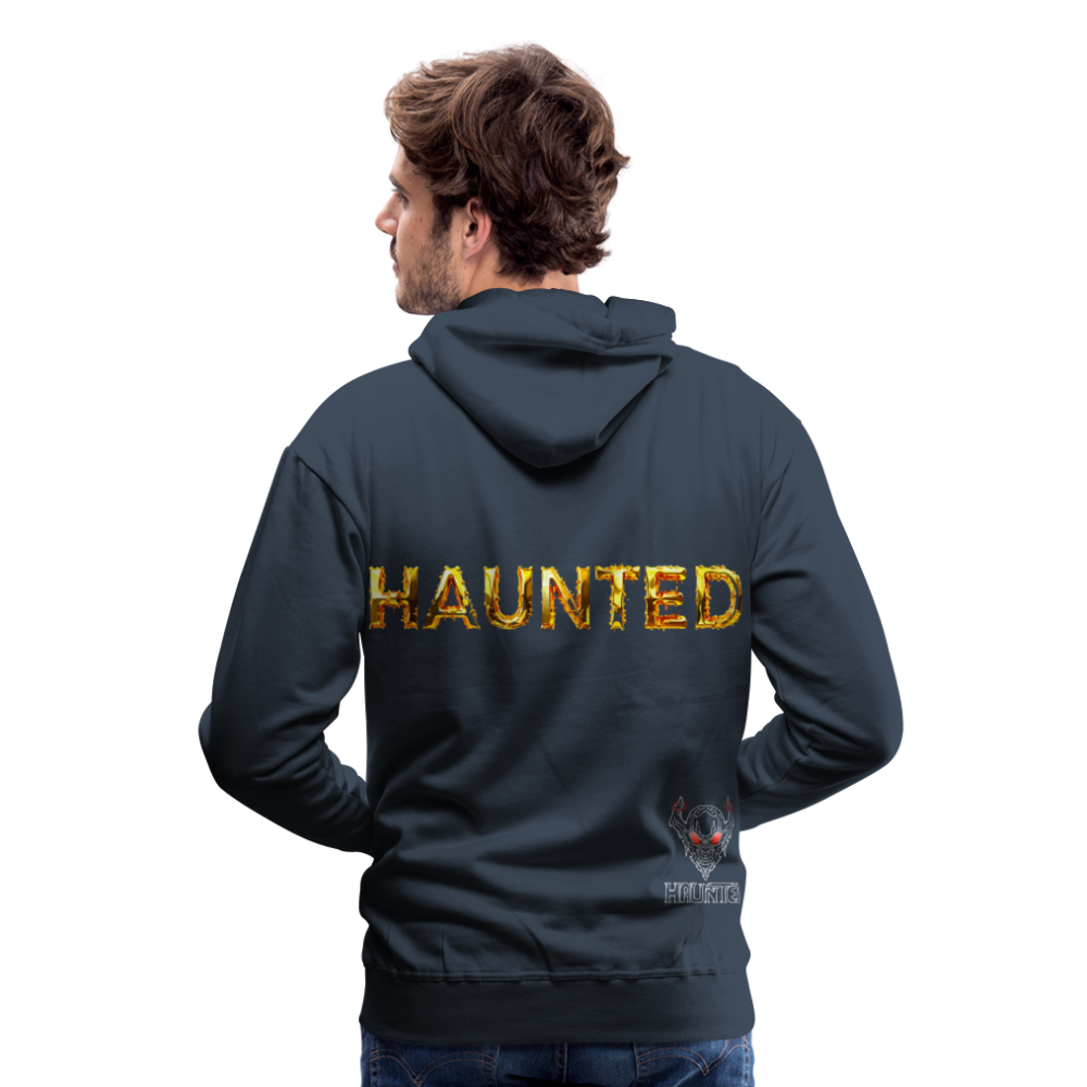 Men Hoodie Molten Gold Luxe - Navy