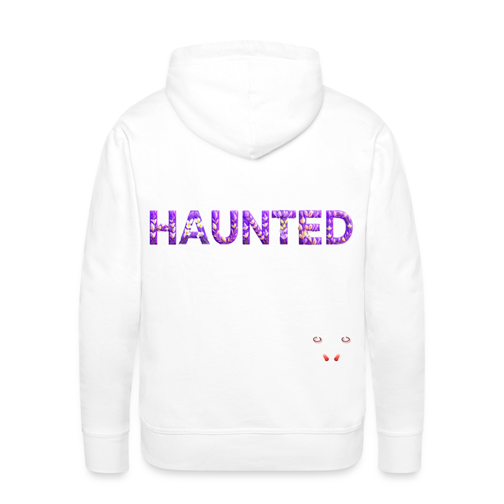 Men Hoodie Lavender Bloom Essence - Weiß
