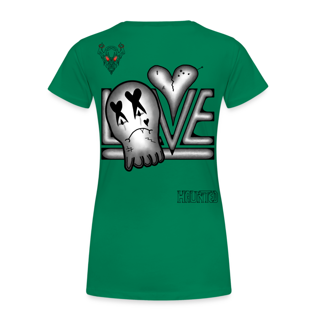 Woman T-Shirt LOVE - Kelly Green