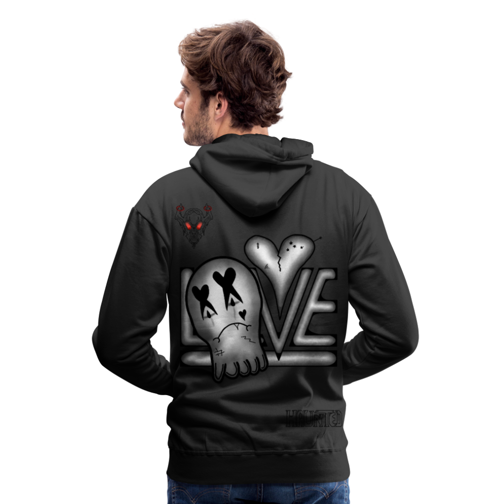 Man Hoodie LOVE - Schwarz