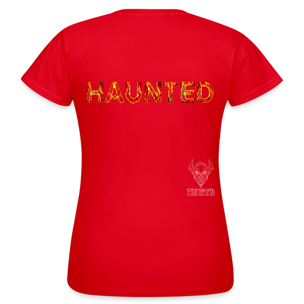 Women T-Shirt Blazing Ember Fury - Rot