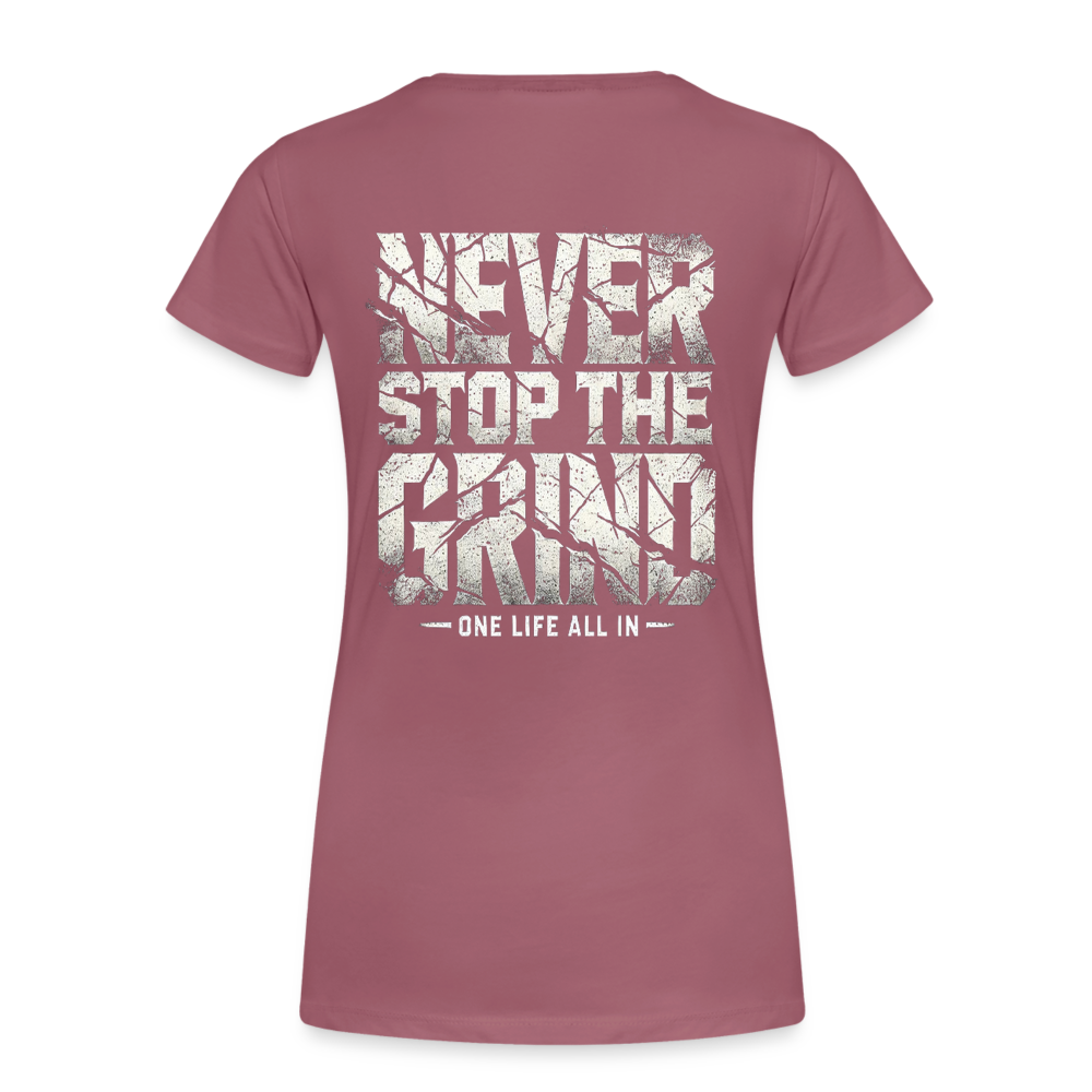 Women T-Shirt Never Stop The Grind - Malve