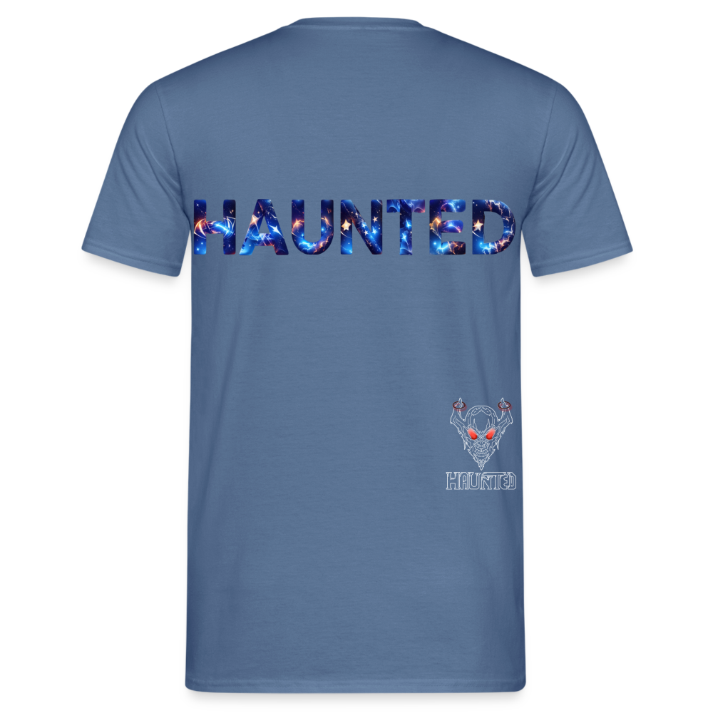Men T-Shirt Stellar Night Elixir - Taubenblau 