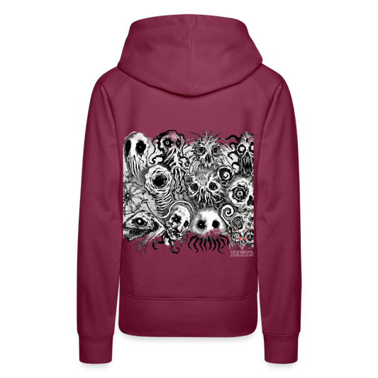 Woman Hoodie Nightmare Veil Creatures - Bordeaux