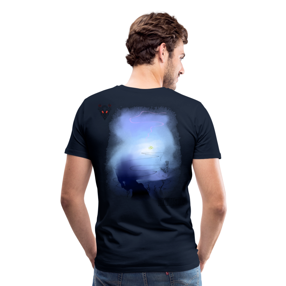 Man T-Shirt Fading - Navy