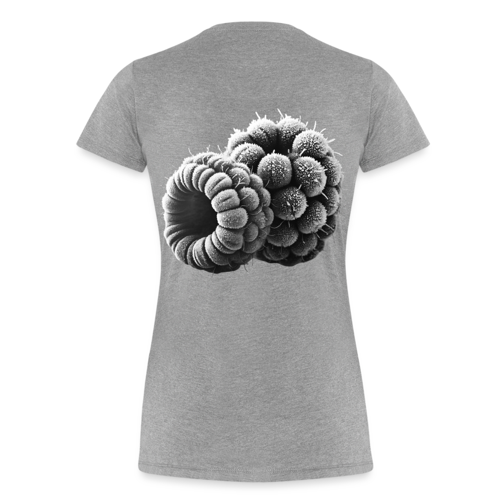 Women T-Shirt Frozen Berries - Grau meliert