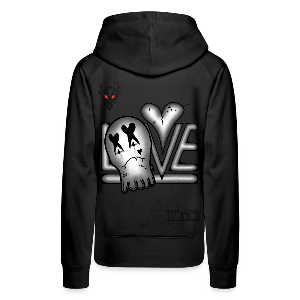 Woman Hoodie LOVE - Schwarz