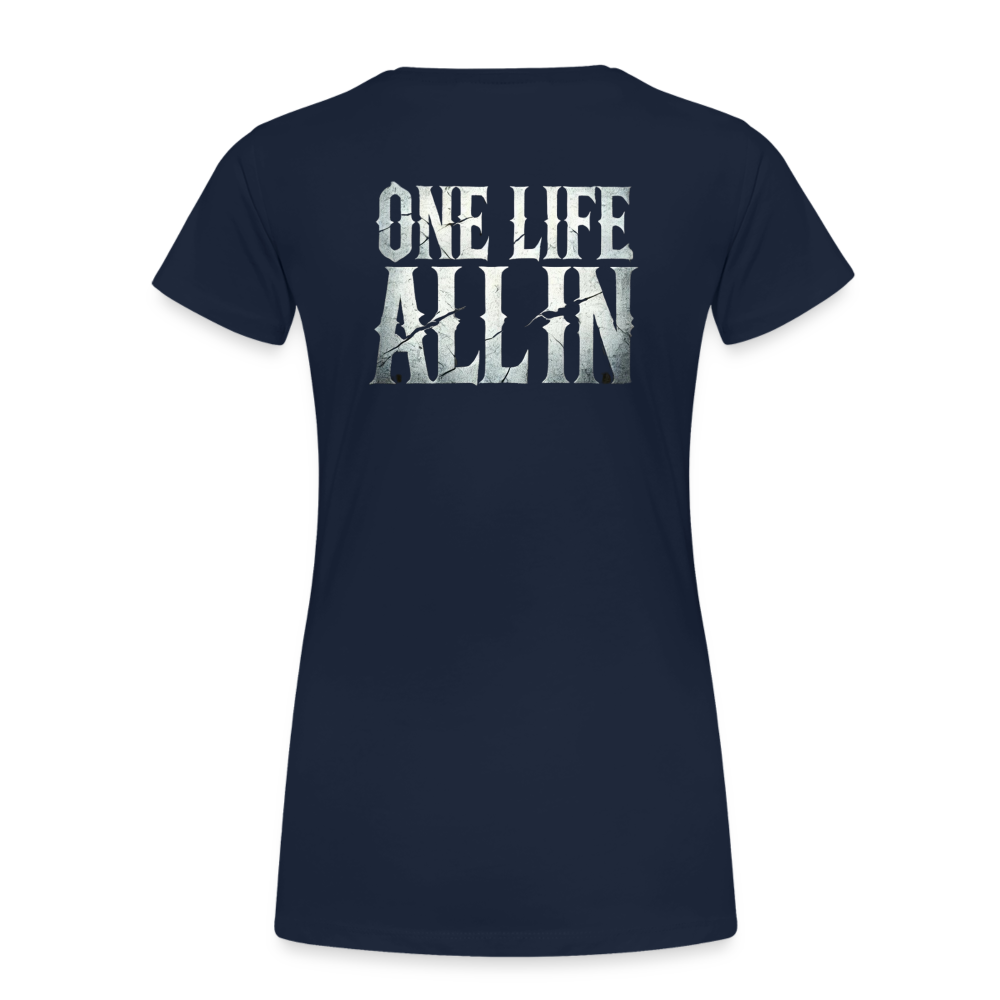 Women T-Shirt One Life All In - Navy