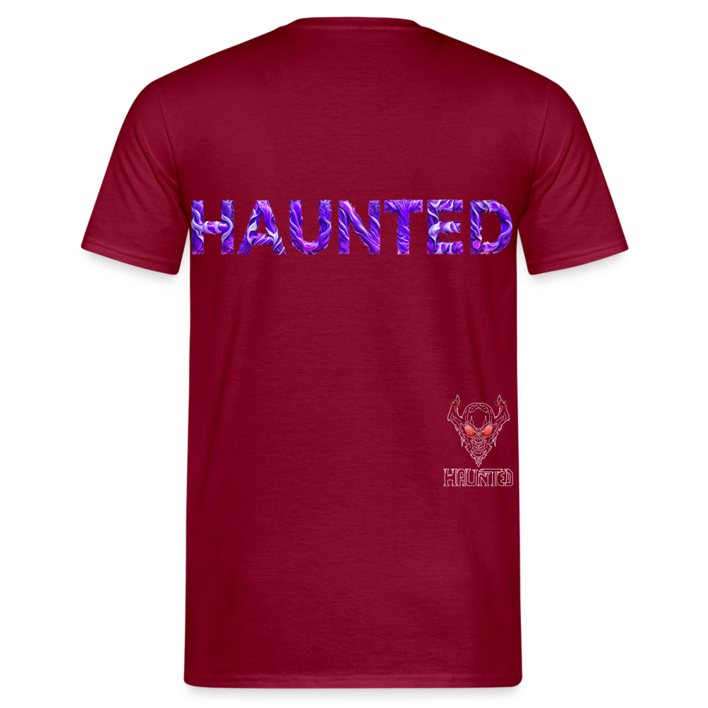 Men T-Shirt Violet Whispers Essence - Ziegelrot