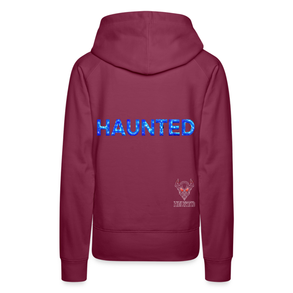 Women Hoodie Stellar Pulse Elixir - Bordeaux
