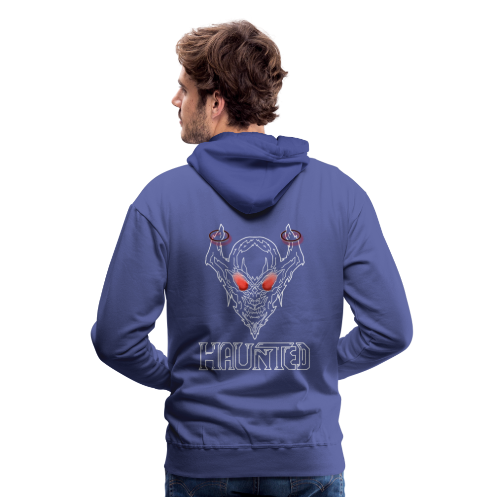 Men Hoodie Deamon White - Königsblau