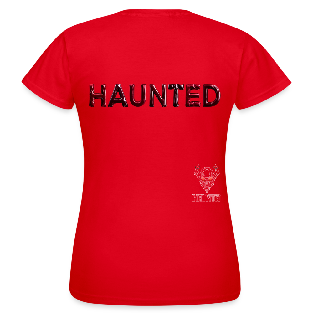 Women T-Shirt Crimson Velvet Glow - Rot