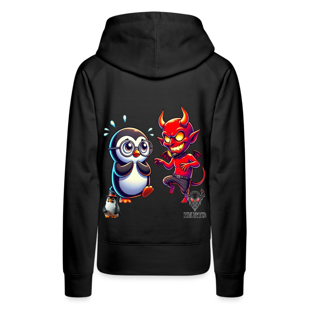 Women Hoodie Dancing with Devil - Schwarz