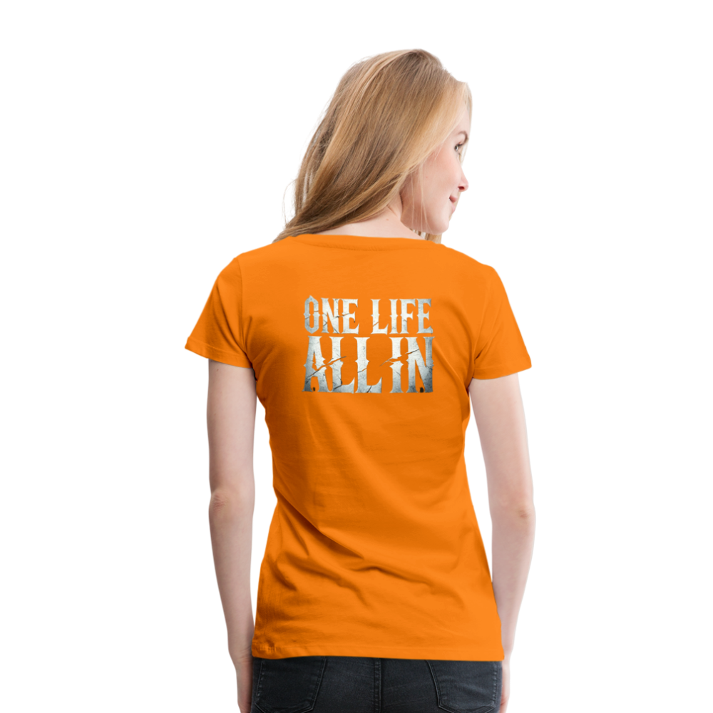 Women T-Shirt One Life All In - Orange