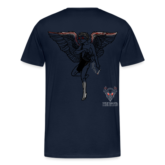 Men T-Shirt Angel bloody - Navy