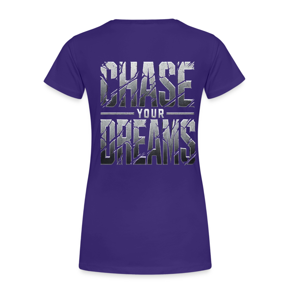 Women T-Shirt Chase Your Dreams - Lila