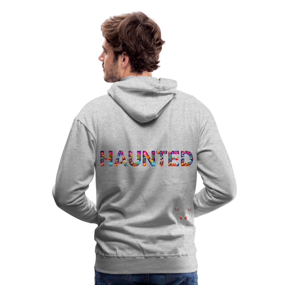 Men Hoodie Tropical Glow Essence - Grau meliert