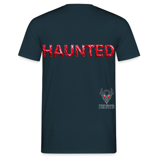Men T-Shirt Crimson Silk Blaze - Navy
