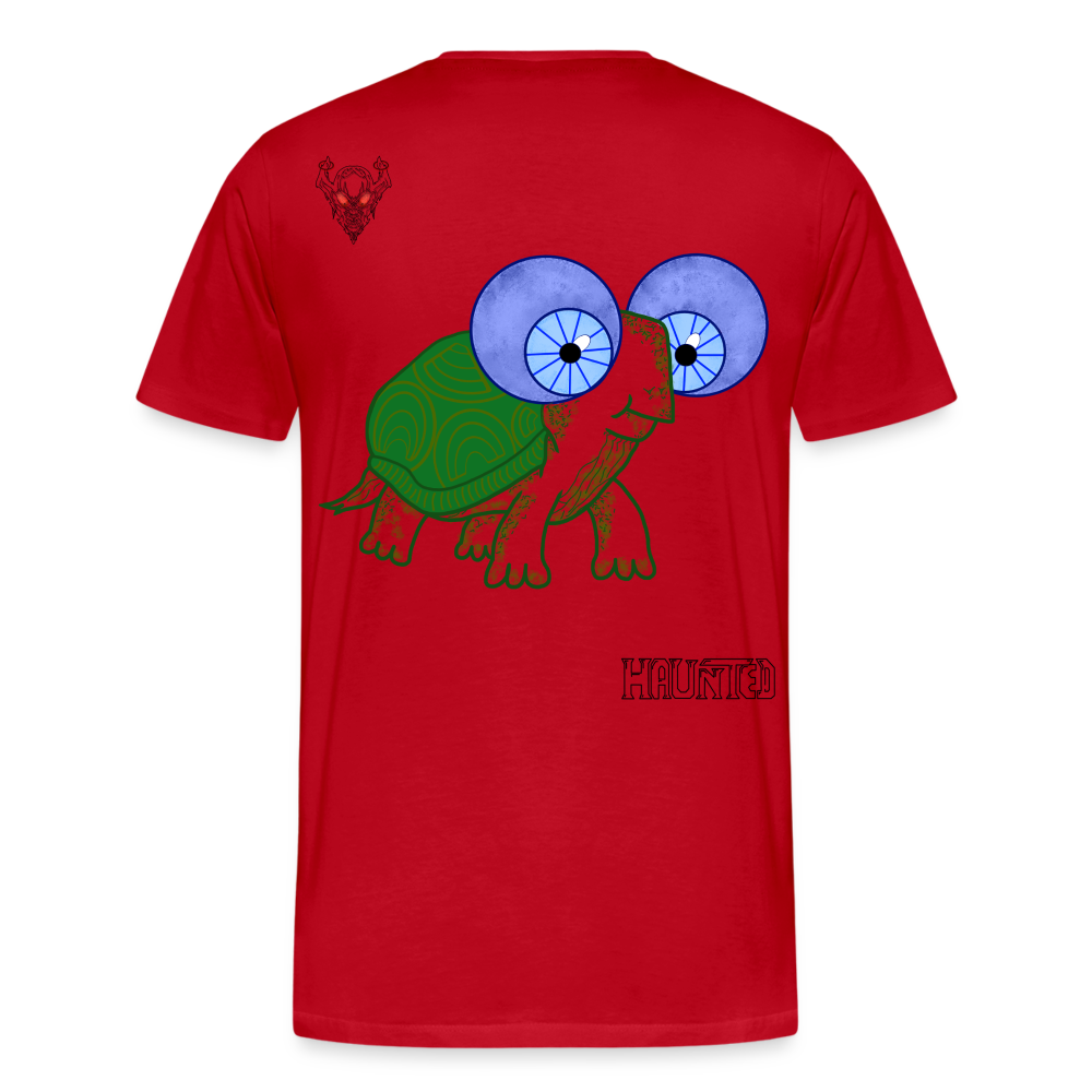 Man T-Shirt Turtle - Rot