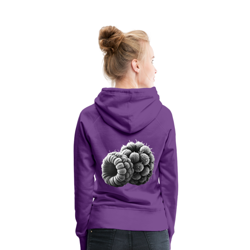 Women Hoodie Frozen Berries - Purple