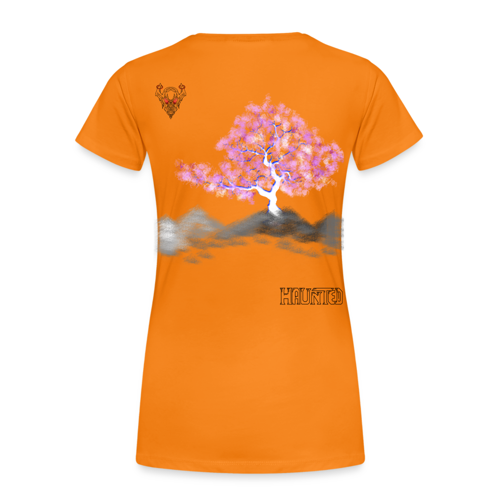 Woman T-Shirt Cherry Blossom - Orange