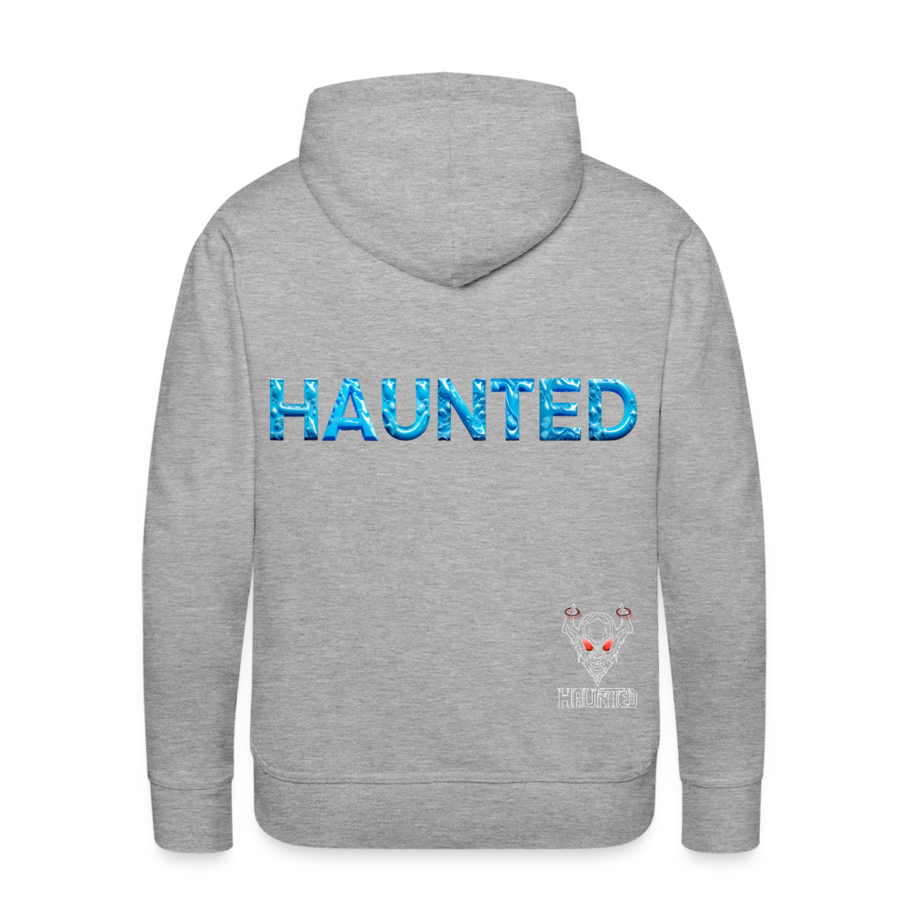 Men Hoodie Aqua Spirit Flow - Grau meliert