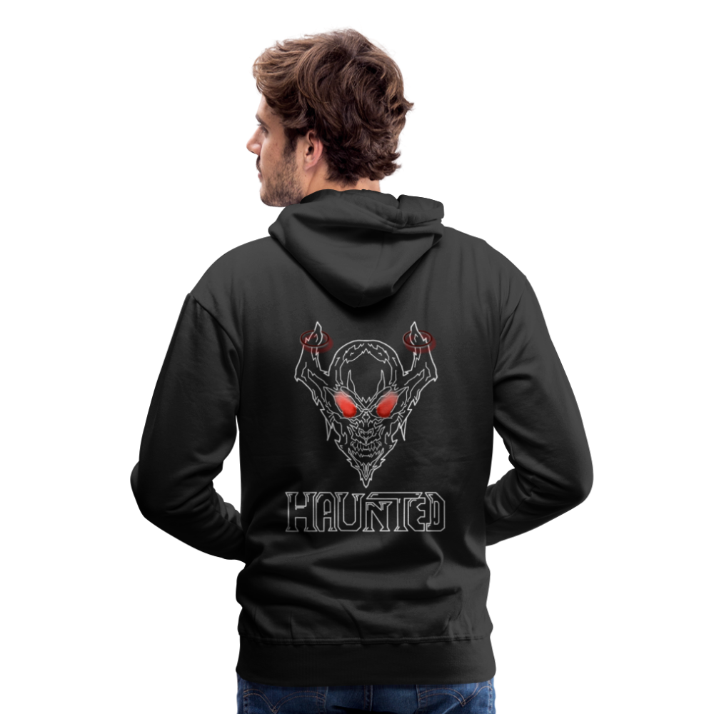 Men Hoodie Deamon White - Schwarz