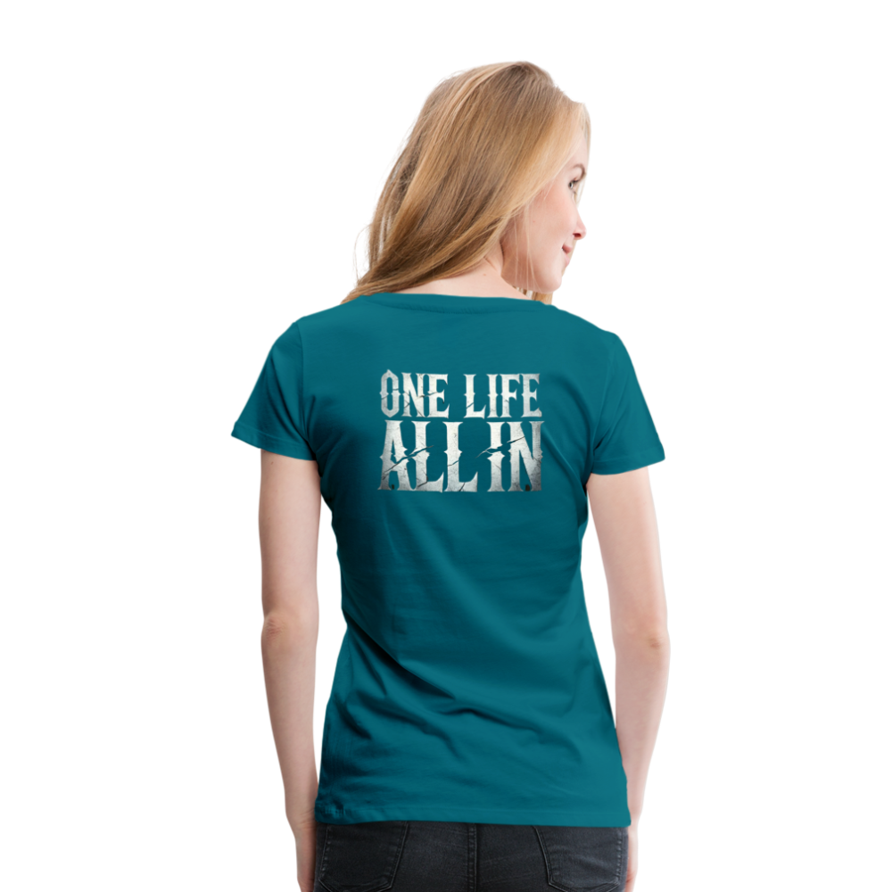 Women T-Shirt One Life All In - Divablau