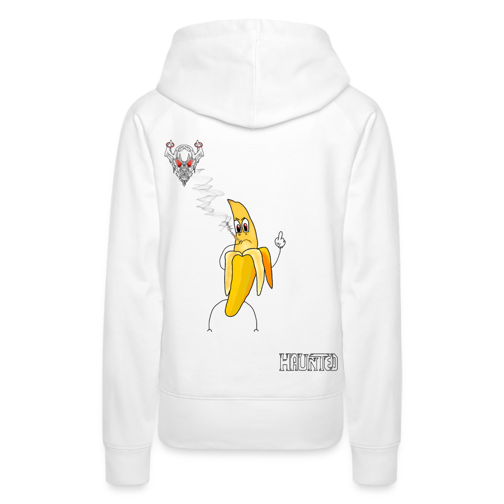 Woman Hoodie Pissed Bananna - Weiß