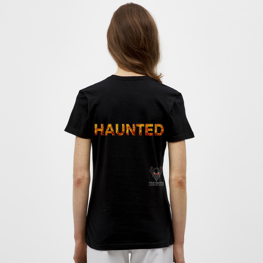Women T-Shirt Amber Flame Essence - Schwarz